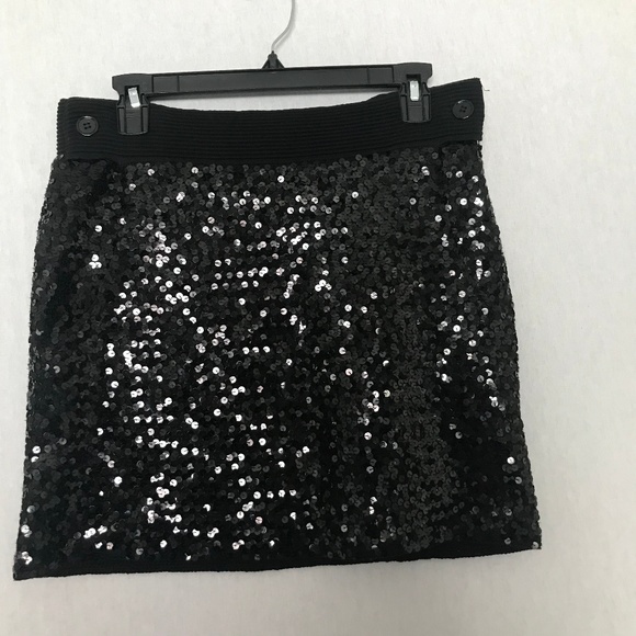 IISLI New York Dresses & Skirts - IISLI New York Women's Black Sequin Mini Skirt